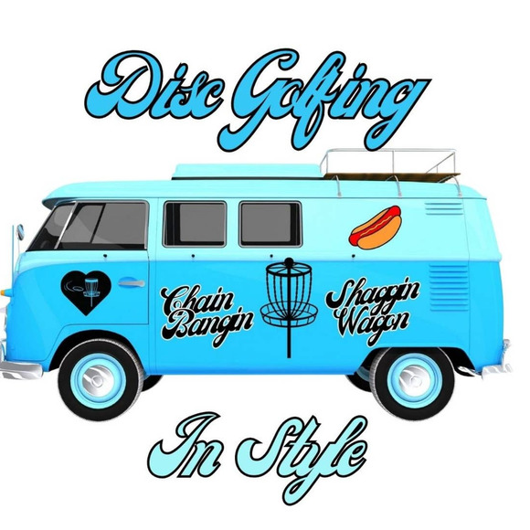 Disc Golf VW BUG SHAGGIN WAGON Mousepad Mouse Pad Computer Golf Gift - Picture 1 of 2